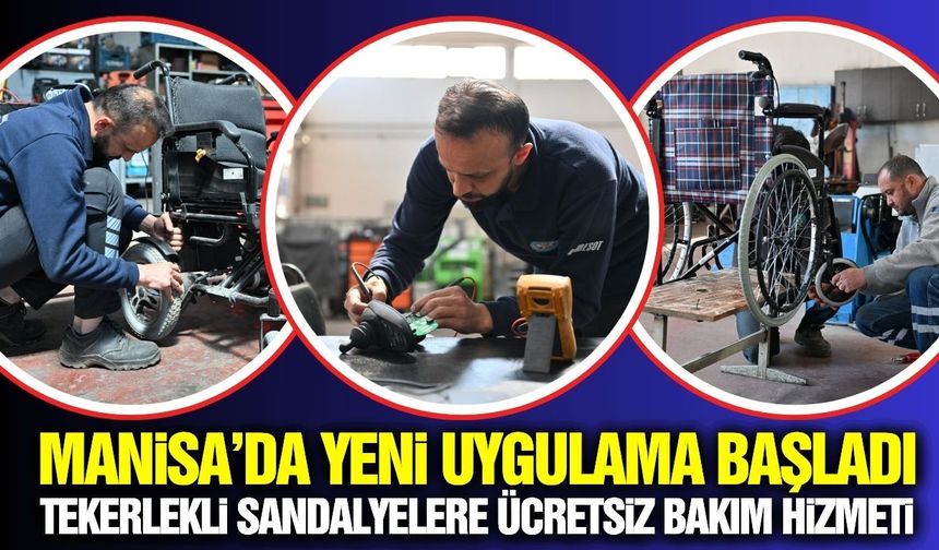 Manisa Büyükşehir’den engelli vatandaşlara hayatı kolaylaştıran hizmet