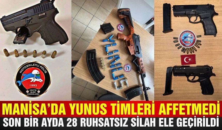 Yunus Timleri Suçlulara Göz Açtırmıyor: Son Bir Ayda Silah Ticaretine Büyük Darbe!