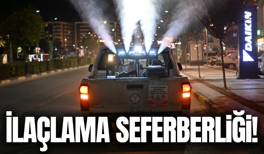 Manisa'nın 17 ilçesinde ilaçlama seferberliği!