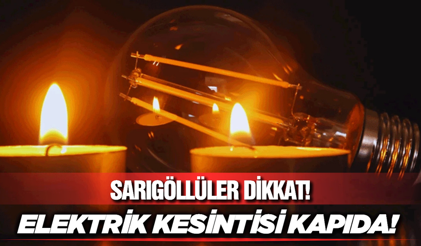 Manisa'da elektrikler yine kesilecek: İşte kesintiden etkilenecek bölgeler
