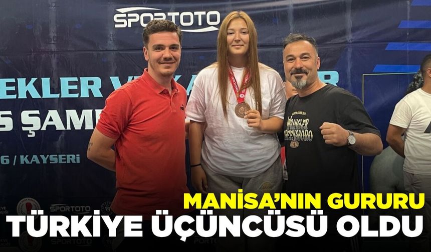Manisalı genç yetenekten ses getiren başarı!