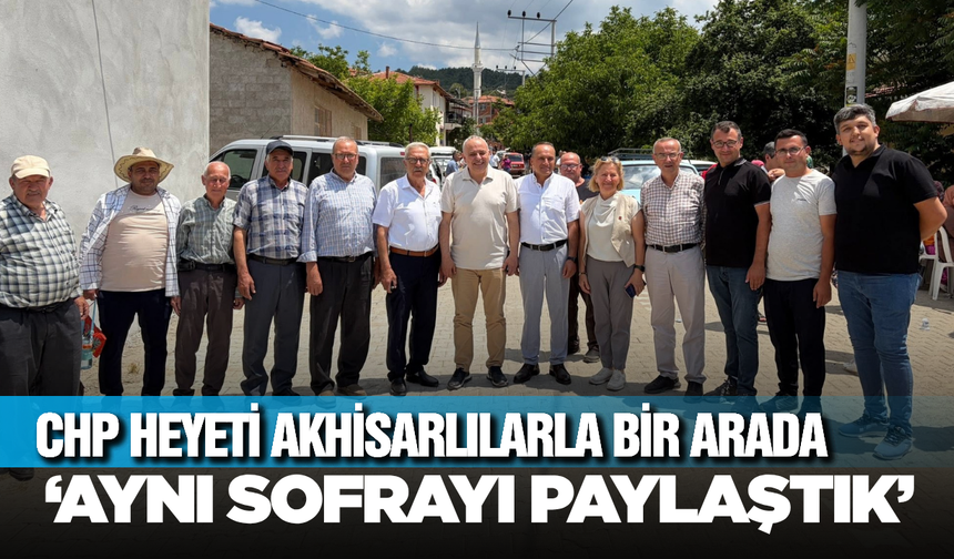 Milletvekili Bakırlıoğlu, Akhisar'da Hayır Yemeğine Katıldı
