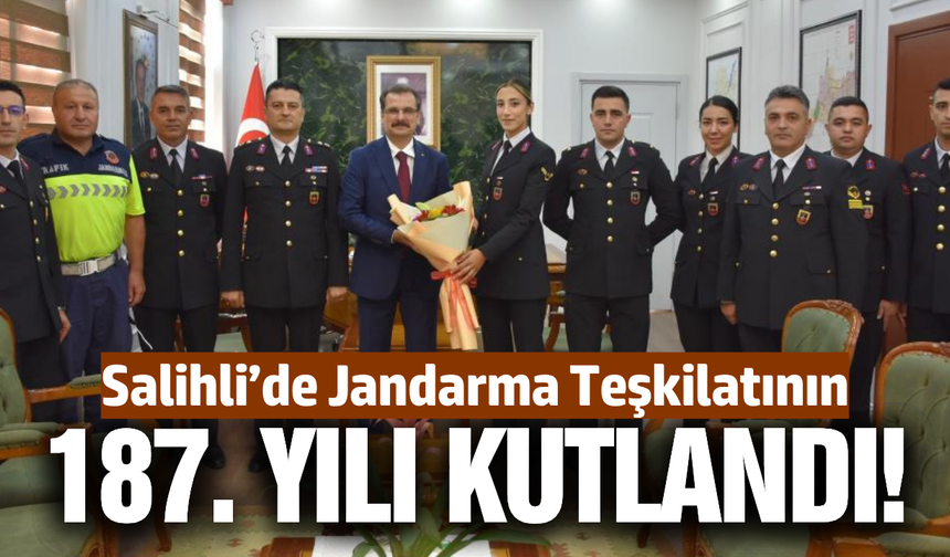 Salihli Kaymakamı Güldoğan, jandarma personelini ağırladı!