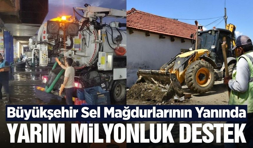 Salihli'deki sel mağdurlarına önemli destek: 560 bin TL yardım sağlandı
