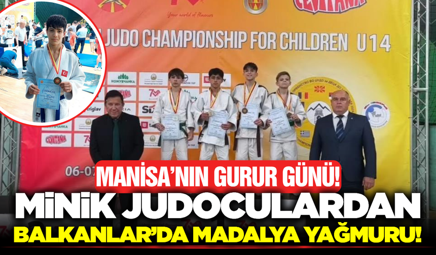 Salihlili Minik Judocular Balkanlar’ı Salladı: Destan Yazdılar!