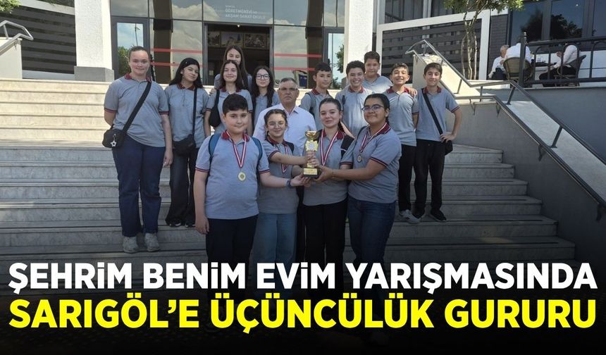 Sarıgöl’e büyük gurur: Şehit Esin Akay ortaokulu Manisa üçüncüsü oldu