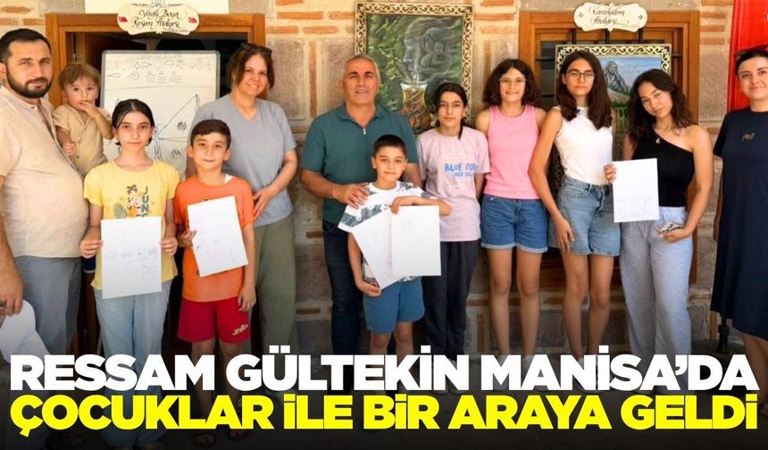 Şehzadeler'de Resim Atölyesinde Çocuklar Sanatla Buluştu