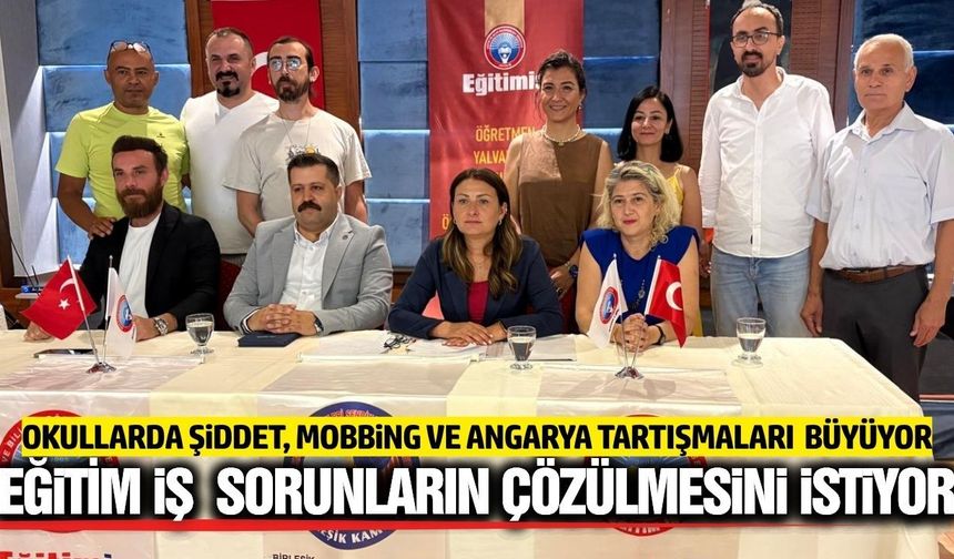 Eğitim-İş Başkanı Kale'dan eğitim gündemine sert eleştiri: “Öğretmenler angarya ve şiddetle karşı karşıya”
