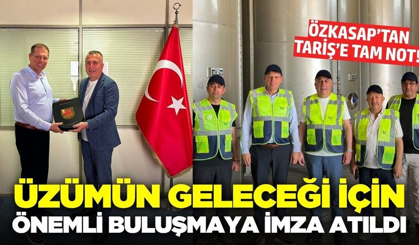 Başkan Özkasap’tan TARİŞ’e tam not!
