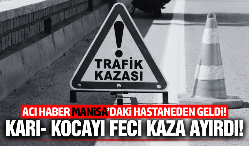 Uşak'ta otomobil tarlaya devrildi: 1 ölü 1 yaralı