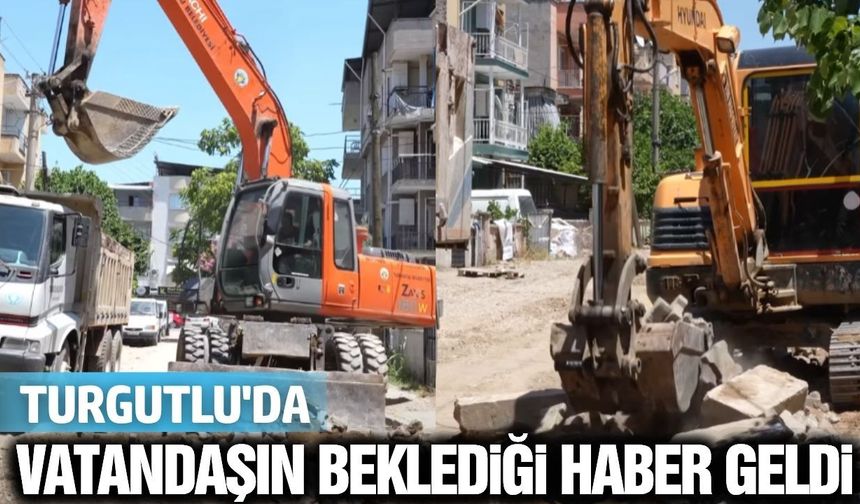 Turgutlu'nun bozulan yollarında yenileme dönemi