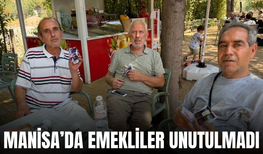 Yunusemre Belediyesi'nden Emekliler Günü'nde anlamlı jest