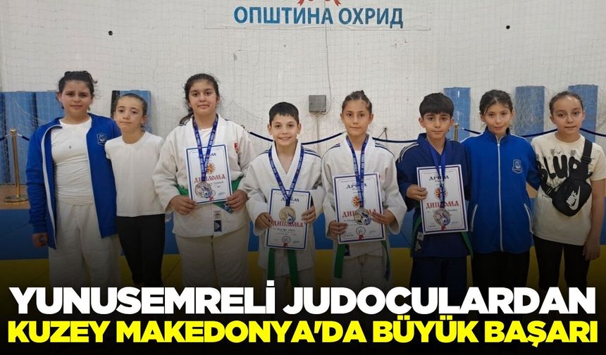 Yunusemre Belediyesporlu judocular, büyük başarıya imza attı