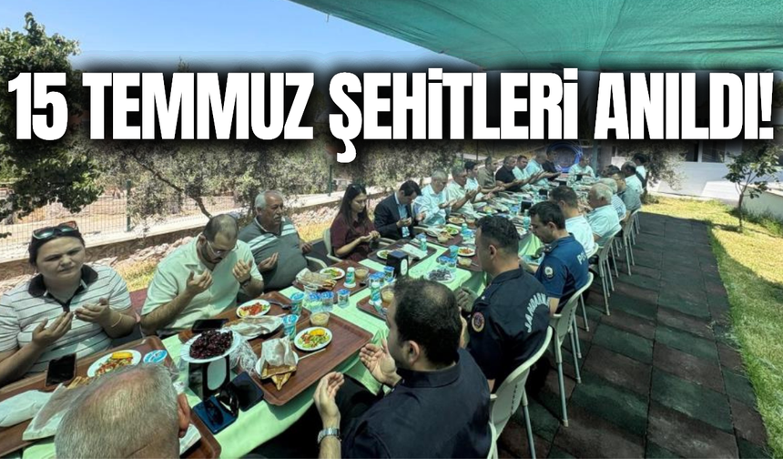 Gördes’te 15 Temmuz Şehitleri dualarla anıldı