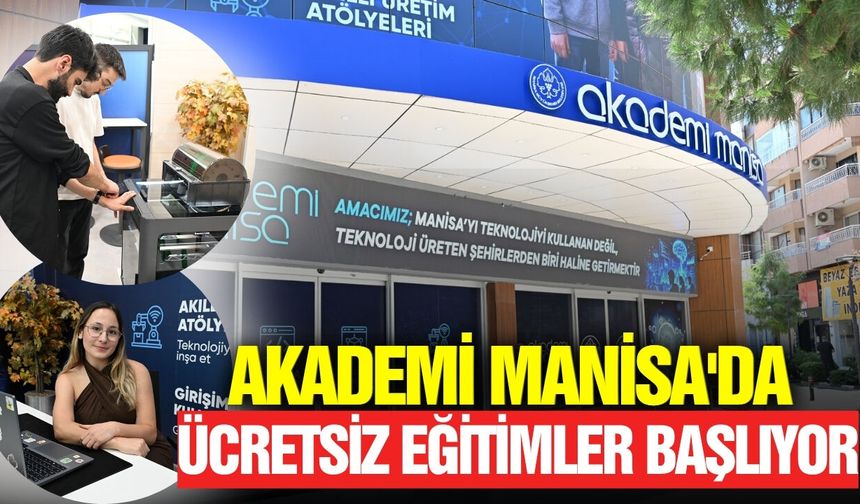 Akademi Manisa, teknoloji eğitimleriyle kapılarını açıyor