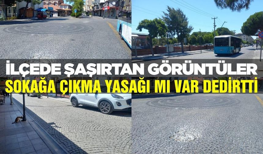 Akhisar’da Sıcak Hava Sessizliği: Cadde ve Sokaklar Boş Kaldı