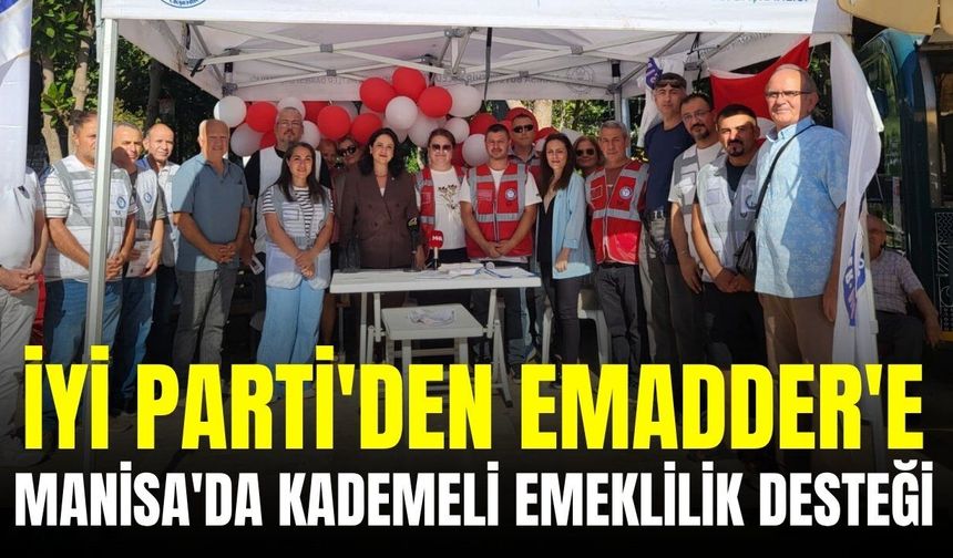 İYİ Parti'den EMADDER'e destek