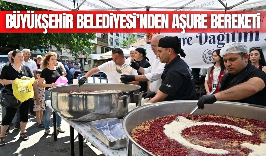 Manisa Büyükşehir Belediyesi’nden geleneksel aşure hayrı
