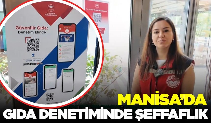 Manisa'da işletmelerde kare kod dönemi