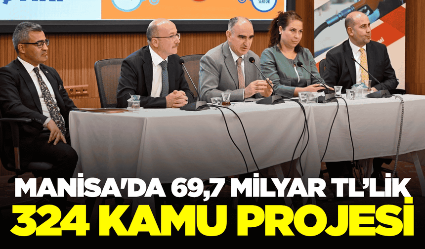 Manisa'da 69,7 Milyar Liralık Dev Yatırım