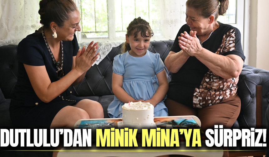Manisa'da 7 yaşındaki Mina’nın bisiklet hayali gerçek oldu!