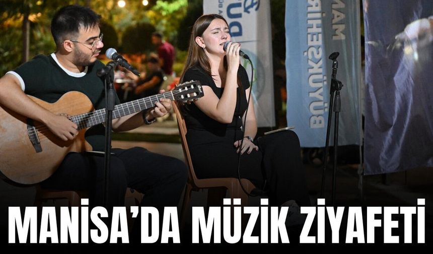Manisa'da 'Akustik Yaz Akşamları' ile akşamlar bir başka güzel