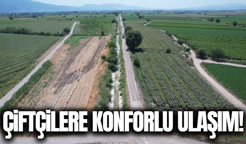 Manisa'da çiftçilerin yol çilesi sona eriyor