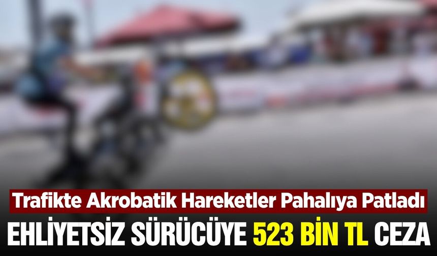 Manisa'da "Dur" İhtarına Uymayan Sürücüye Ceza Yağdı! Motosikletine El Konuldu