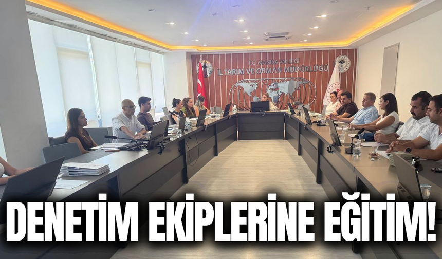 Manisa'da teknik personele HACCP tetkik eğitimi