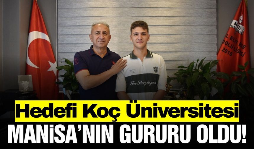 Manisa'nın gururu Eyüp Ahmet Altın, Türkiye 58'incisi oldu