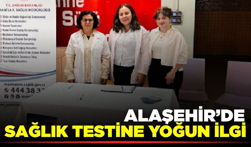 Alaşehir'de "Hareket Yaşını Öğren, Sağlıklı Yaşa"