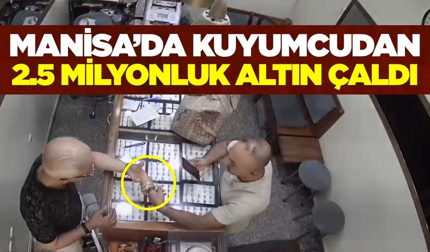 Salihli'de 2,5 Milyon TL'lik Altın Kapkaçına Polis Geçit Vermedi