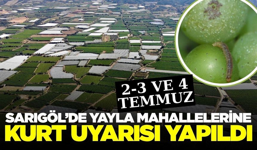 Sarıgöl Yayla Mahalleleri Dikkat! Kurt Geliyor