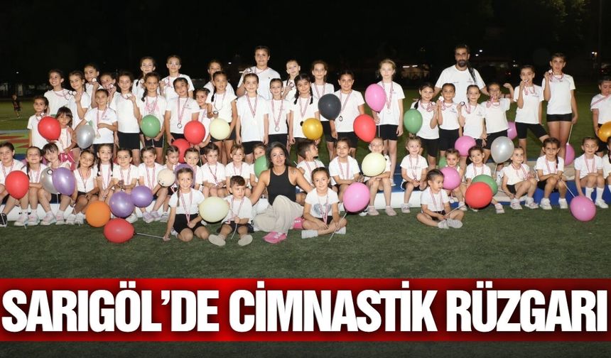 Sarıgöl'de SPORTLAND01 cimnastik şöleni göz doldurdu