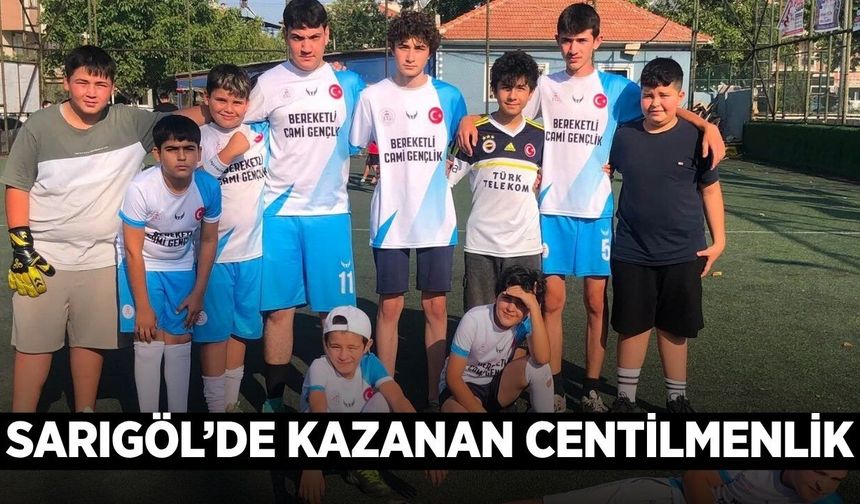 Sarıgöl'de dostluk ve spor bir arada!