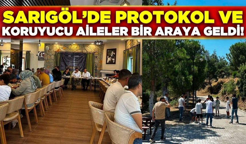 Sarıgöl'de koruyucu aileler kahvaltıda buluştu!