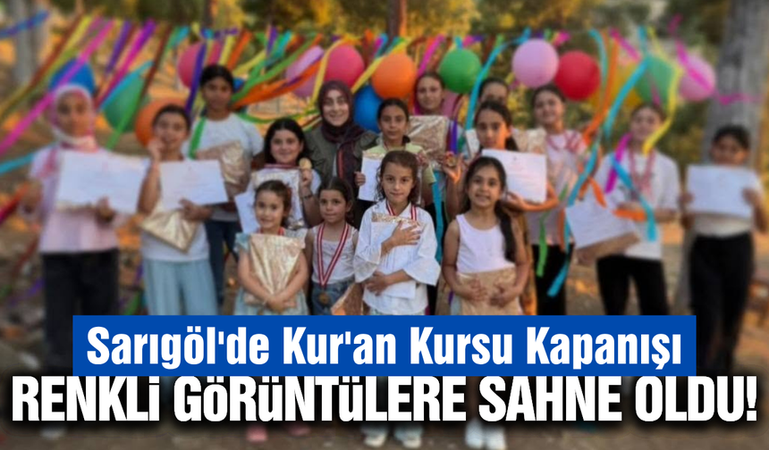Sarıgöl'de minik öğrenciler yıl sonu pikniğinde buluştu