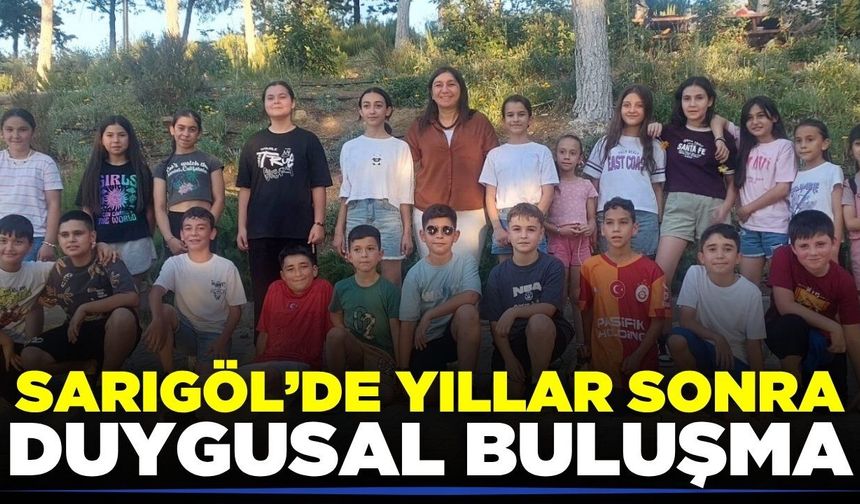 Sarıgöl'de nostalji dolu buluşma!