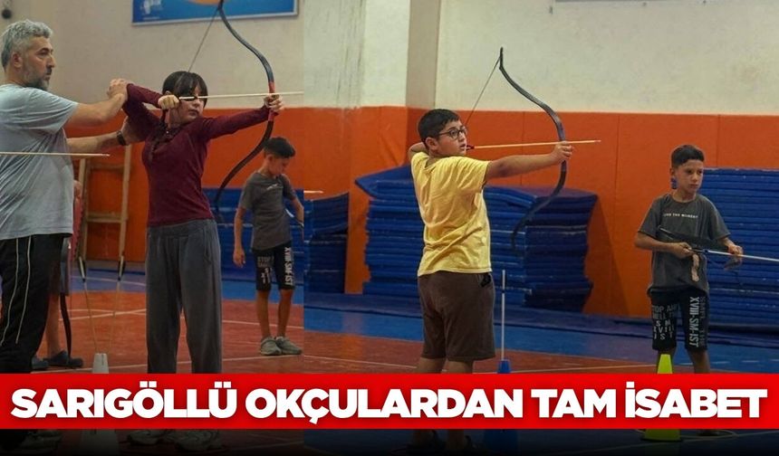 Sarıgöl'de gençler Ata sporu okçulukla buluştu