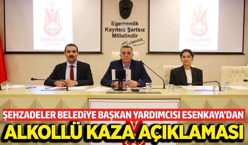 Başkan Yardımcısı Esenkaya alkollü kaza sonrası sessizliğini bozdu!