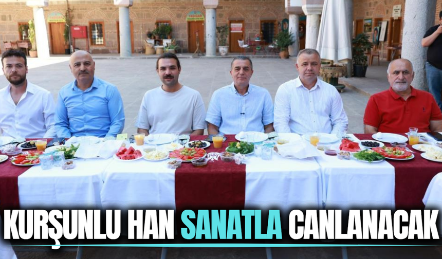 Şehzadeler'de sanatın adresi 'Kurşunlu Han' olacak