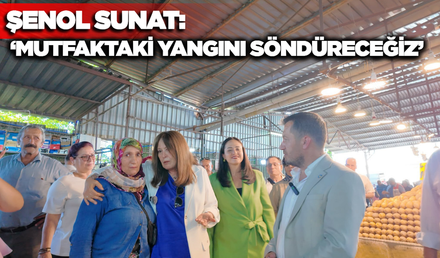 Şenol Sunat Turgutlu'da Pazar Esnafı ve Vatandaşla Buluştu
