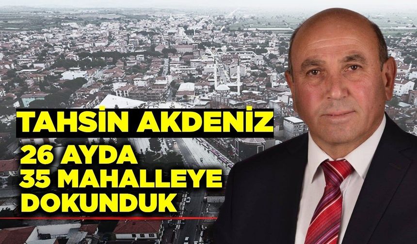 Başkan Akdeniz yerinde konuştu: "Makas yolumuz hayırlı olsun"