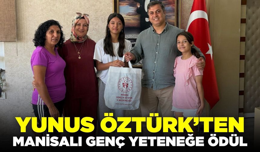 Manisa Gençlik ve Spor İl Müdürü Öztürk, Belinay Gündoğdu'yu ağırladı
