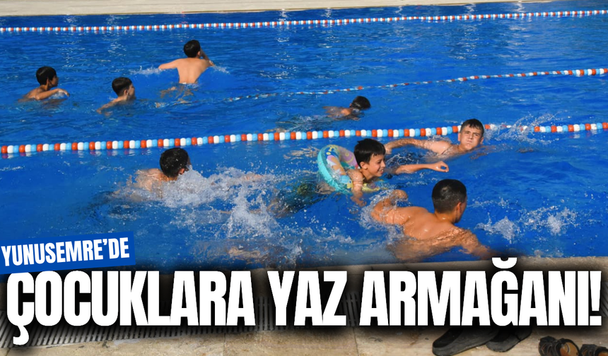 Yunusemre Belediyesi'nden çocuklara unutulmaz gün!