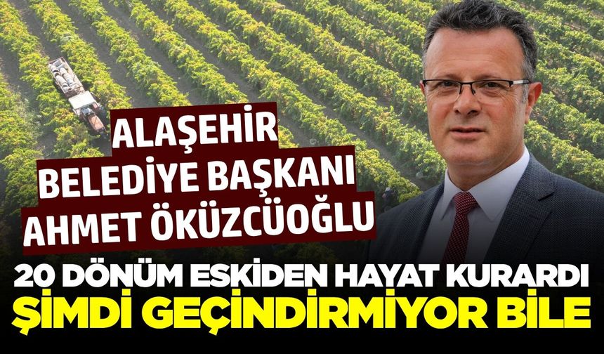 Başkan Öküzcüoğlu, "Üzüm 11 TL, bu fiyatlarla geçinmek mümkün değil"