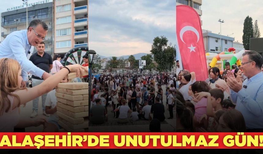 Alaşehir'de minikler unutulmaz bir gün yaşadı