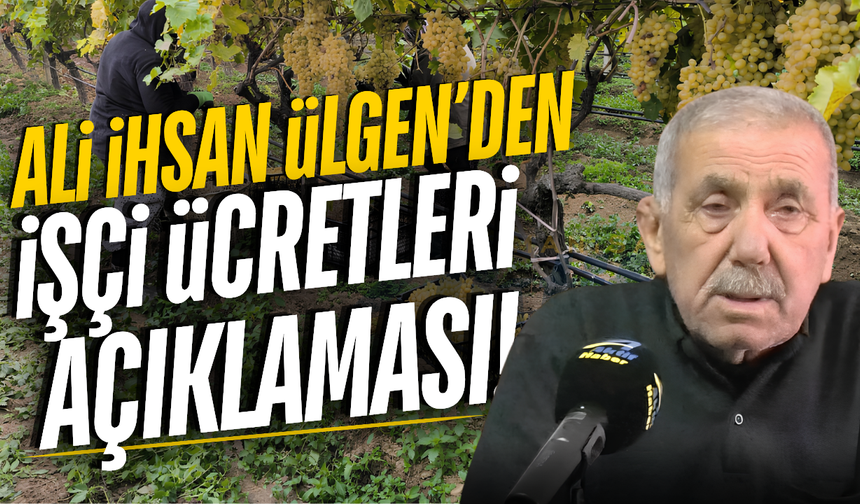 Sarıgöl Ziraat Odası'ndan işçi ücretleri açıklaması!