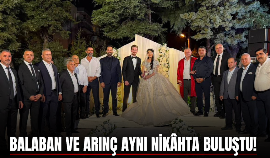 Yunusemre’de siyaset ve mutluluk bir arada! Balaban ve Arınç nikâh masasında