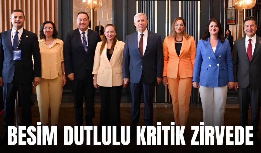 Başkan Dutlulu, Ankara'da İklim Dirençli Şehirler zirvesine katıldı